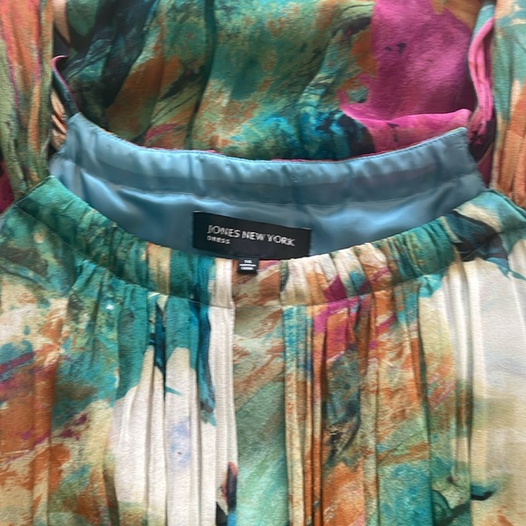 Jones of New York summer dress Size 14 multi color - Picture 7 of 7